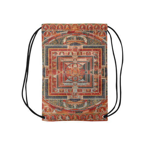 Mandala  of  Bodhisattva of Transcendent Wisdom Small Drawstring Bag Model 1604 (Twin Sides) 11"(W) * 17.7"(H)