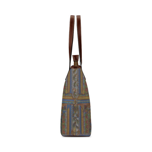 Awesome Thanka With The Holy Medicine Buddha Shoulder Tote Bag (Model 1646)