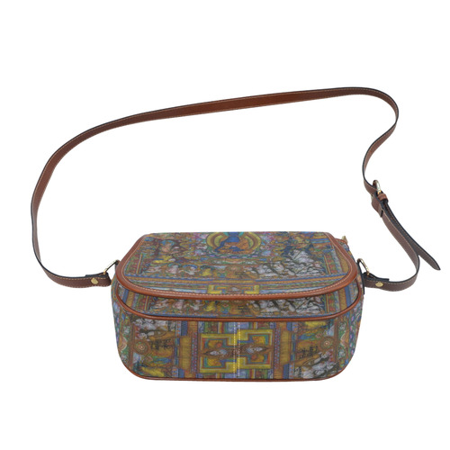 Awesome Thanka With The Holy Medicine Buddha Saddle Bag/Small (Model 1649) Full Customization