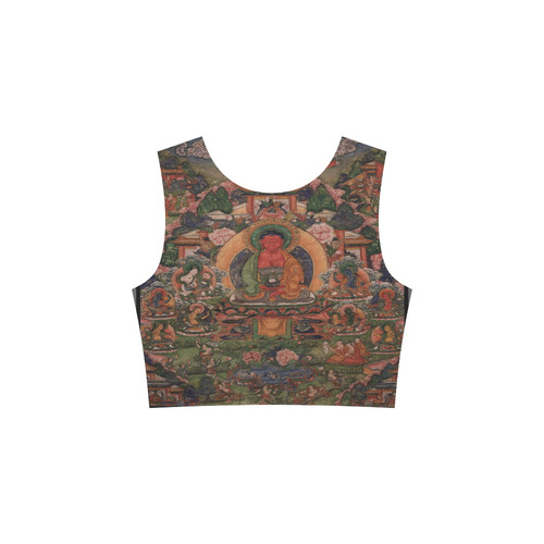 Buddha Amitabha in His Pure Land of Suvakti 3/4 Sleeve Sundress (D23)