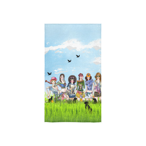 Fashion girls Custom Towel 16"x28"