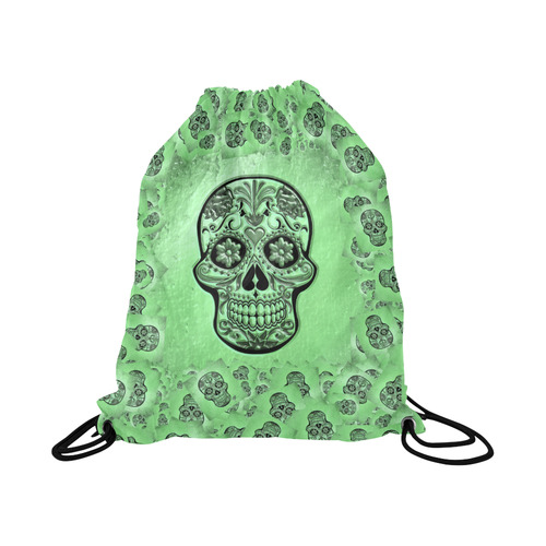 Skull20170236_by_JAMColors Large Drawstring Bag Model 1604 (Twin Sides)  16.5"(W) * 19.3"(H)