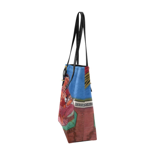 Deity Parvati with her Son Ganesha Euramerican Tote Bag/Small (Model 1655)