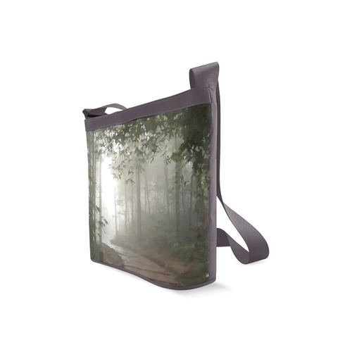Landscape Forest Path in Foggy Mist Crossbody Bags (Model 1613)