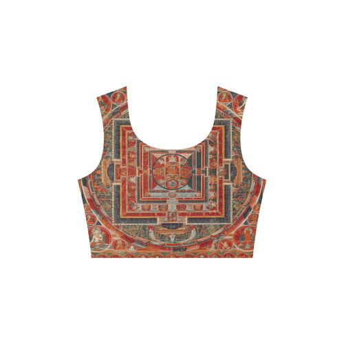 Mandala  of  Bodhisattva of Transcendent Wisdom 3/4 Sleeve Sundress (D23)