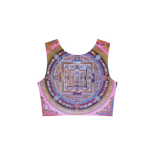 Buddhist Kalachakra Mandala 3/4 Sleeve Sundress (D23)