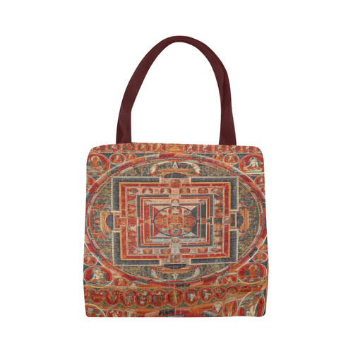 Mandala  of  Bodhisattva of Transcendent Wisdom Canvas Tote Bag (Model 1657)