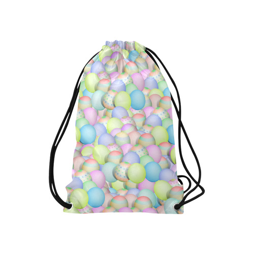 Pastel Colored Easter Eggs Small Drawstring Bag Model 1604 (Twin Sides) 11"(W) * 17.7"(H)