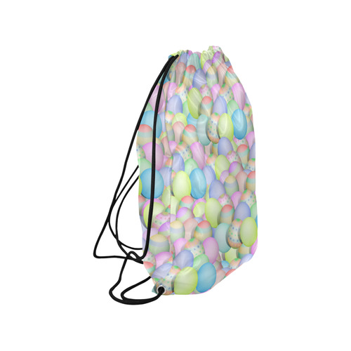 Pastel Colored Easter Eggs Medium Drawstring Bag Model 1604 (Twin Sides) 13.8"(W) * 18.1"(H)