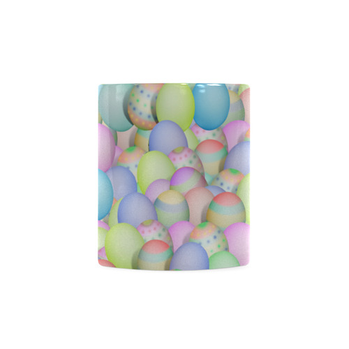 Pastel Colored Easter Eggs White Mug(11OZ)