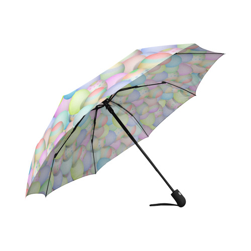 Pastel Colored Easter Eggs Auto-Foldable Umbrella (Model U04)