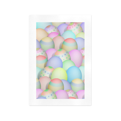 Pastel Colored Easter Eggs Art Print 13‘’x19‘’