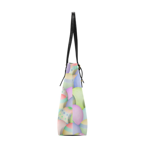 Pastel Colored Easter Eggs Euramerican Tote Bag/Small (Model 1655)