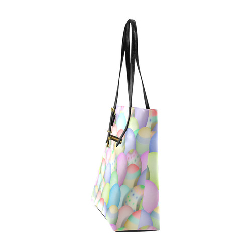 Pastel Colored Easter Eggs Euramerican Tote Bag/Small (Model 1655)