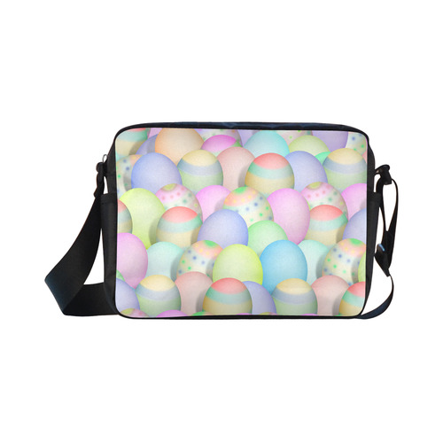 Pastel Colored Easter Eggs Classic Cross-body Nylon Bags (Model 1632)