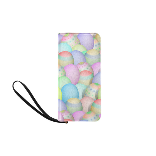 Pastel Colored Easter Eggs Women's Clutch Purse (Model 1637)