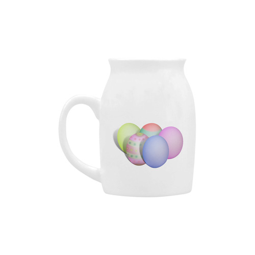 Pastel Colored Easter Eggs Milk Cup (Small) 300ml