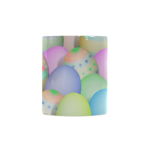 Pastel Colored Easter Eggs White Mug(11OZ)