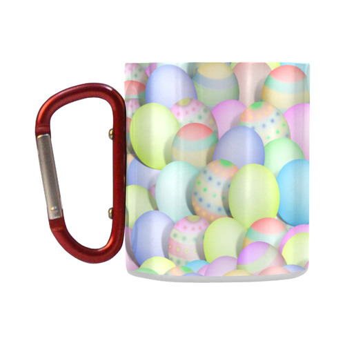 Pastel Colored Easter Eggs Classic Insulated Mug(10.3OZ)