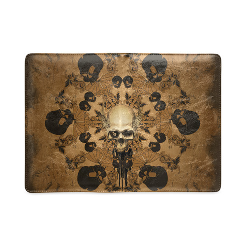 Skull with skull mandala on the background Custom NoteBook A5