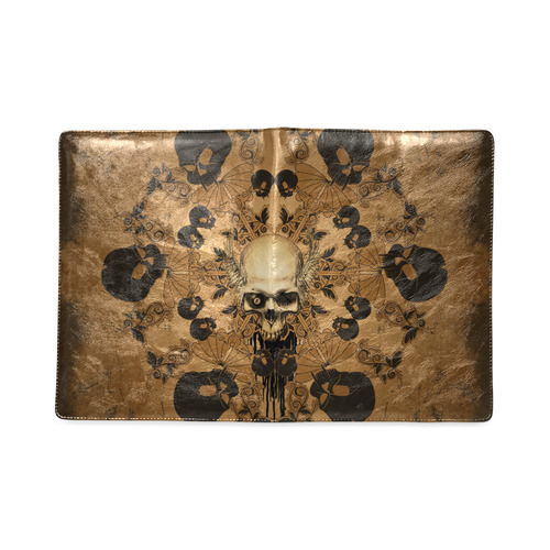 Skull with skull mandala on the background Custom NoteBook B5