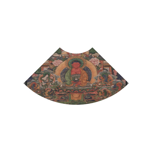 Buddha Amitabha in His Pure Land of Suvakti Atalanta Casual Sundress(Model D04)