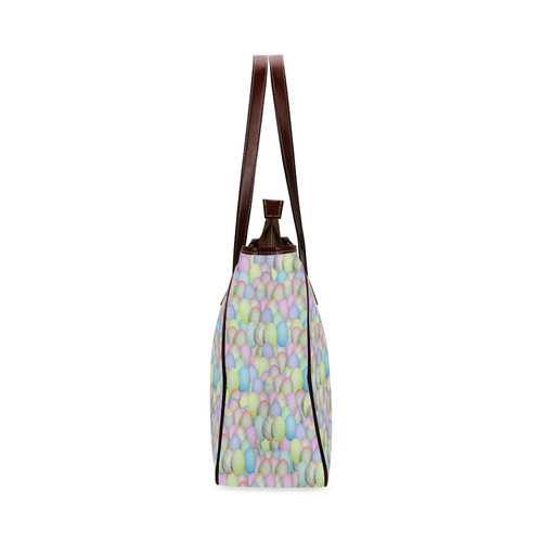 Pastel Colored Easter Eggs Classic Tote Bag (Model 1644)
