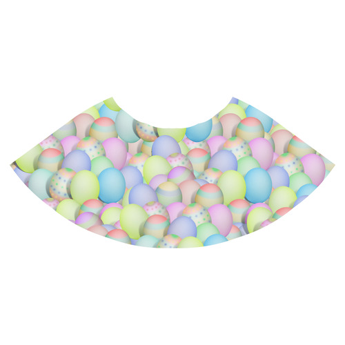 Pastel Colored Easter Eggs Athena Women's Short Skirt (Model D15)