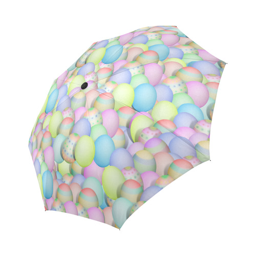 Pastel Colored Easter Eggs Auto-Foldable Umbrella (Model U04)