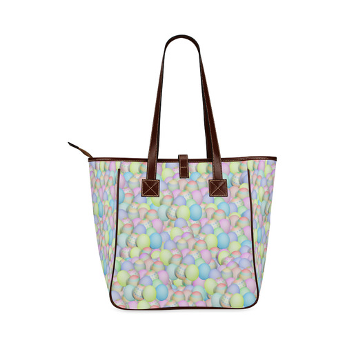 Pastel Colored Easter Eggs Classic Tote Bag (Model 1644)