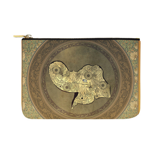 Mandala of cute elephant Carry-All Pouch 12.5''x8.5''