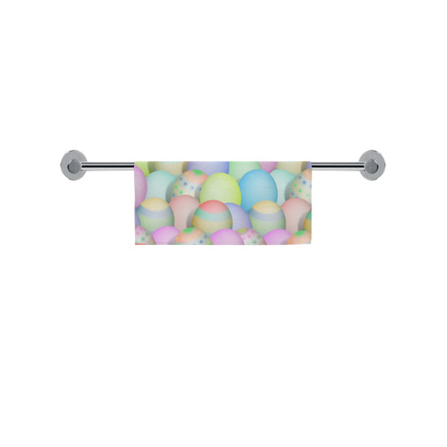 Pastel Colored Easter Eggs Square Towel 13“x13”