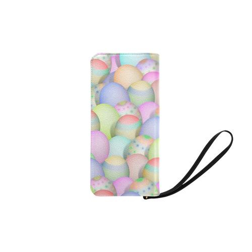 Pastel Colored Easter Eggs Women's Clutch Purse (Model 1637)