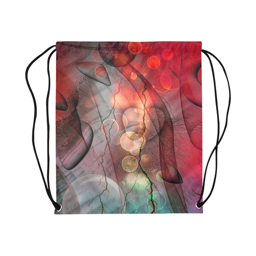 Colors of Love by Nico Bielow Large Drawstring Bag Model 1604 (Twin Sides)  16.5"(W) * 19.3"(H)