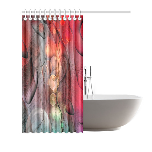 Colors of Love by Nico Bielow Shower Curtain 72"x72"