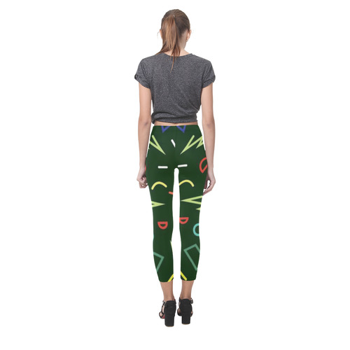 graphic-background-pattern Capri Legging (Model L02)