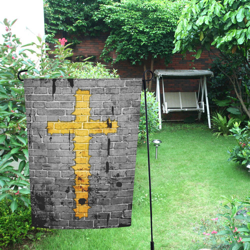 Cross Garden Flag 12‘’x18‘’（Without Flagpole）