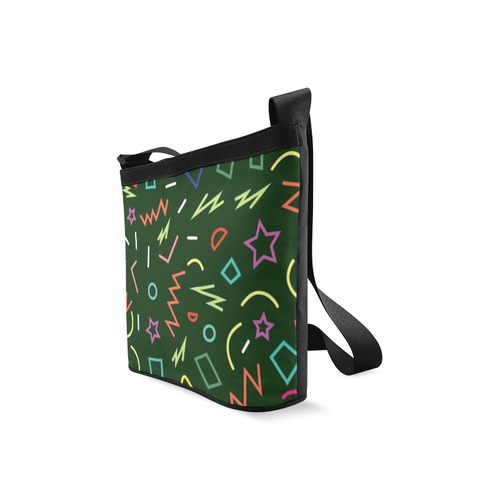 graphic-background-pattern Crossbody Bags (Model 1613)