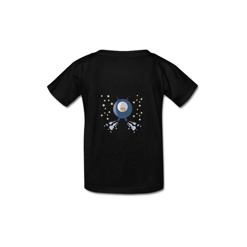 Hedgehog in space. spacecraft. Kid's  Classic T-shirt (Model T22)