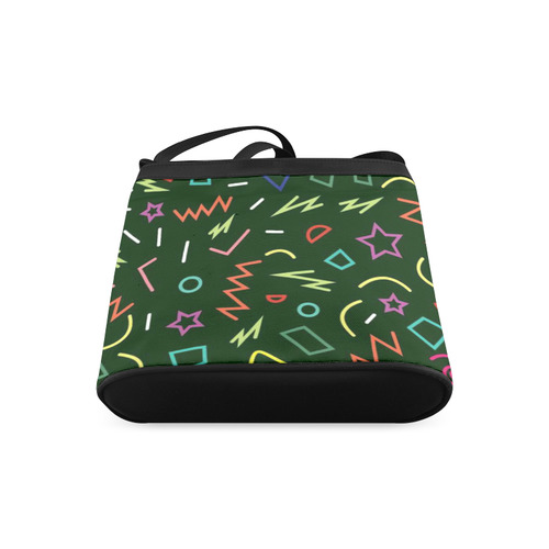 graphic-background-pattern Crossbody Bags (Model 1613)