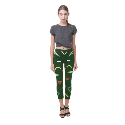 graphic-background-pattern Capri Legging (Model L02)