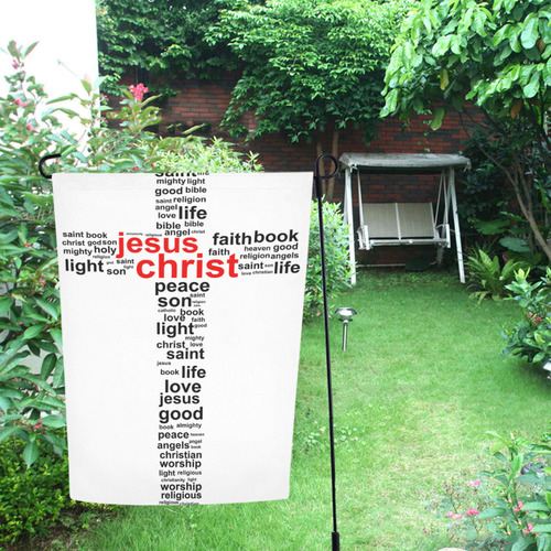 Jesus  cross Garden Flag 12‘’x18‘’（Without Flagpole）