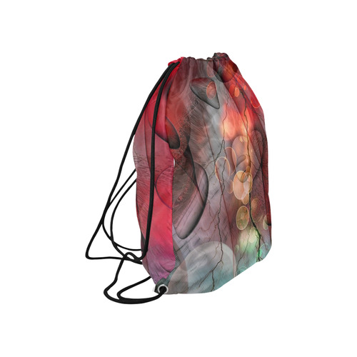 Colors of Love by Nico Bielow Large Drawstring Bag Model 1604 (Twin Sides)  16.5"(W) * 19.3"(H)