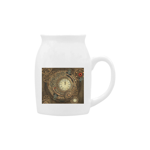 Steampunk, awesome clockwork Milk Cup (Small) 300ml