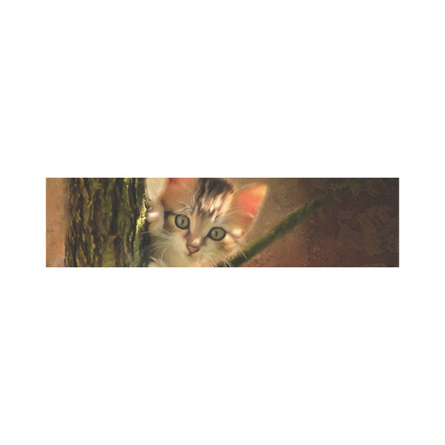 Little cute kitten on a tree Lunch Bag/Large (Model 1658)