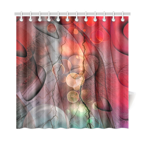 Colors of Love by Nico Bielow Shower Curtain 72"x72"