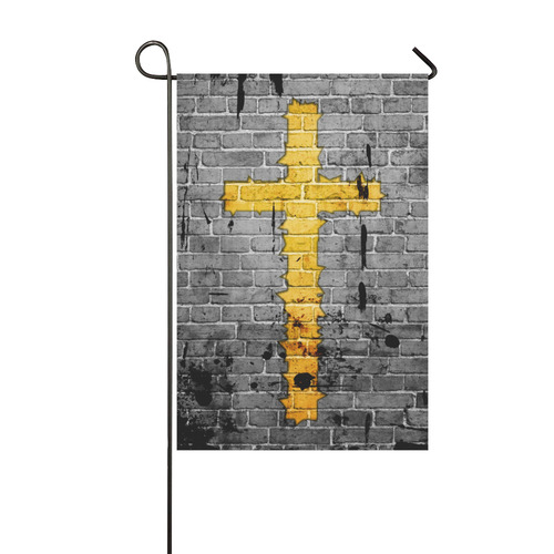 Cross Garden Flag 12‘’x18‘’（Without Flagpole）