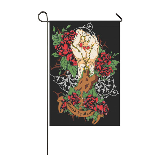 cross hand Garden Flag 12‘’x18‘’（Without Flagpole）