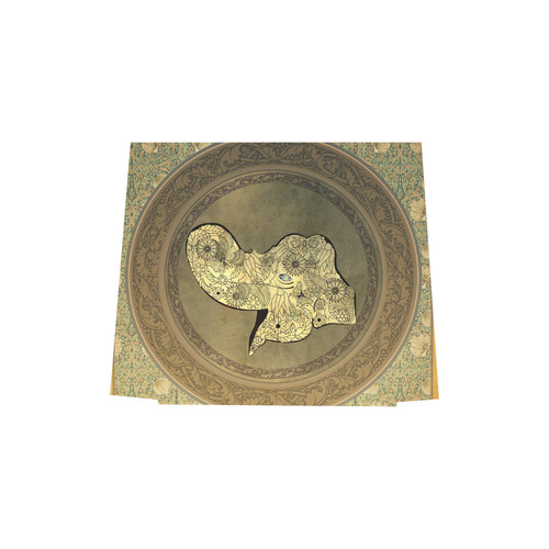 Mandala of cute elephant Euramerican Tote Bag/Small (Model 1655)