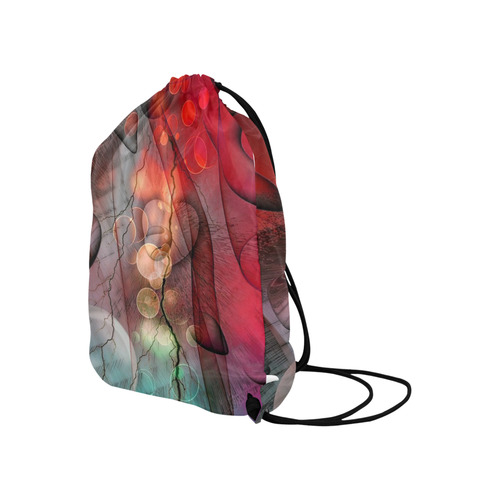 Colors of Love by Nico Bielow Large Drawstring Bag Model 1604 (Twin Sides)  16.5"(W) * 19.3"(H)